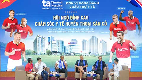 Huyền thoại 'Man Đỏ' trải nghiệm y học thể thao Tâm Anh Huyền thoại 'Man Đỏ' trải nghiệm y học thể thao Tâm Anh