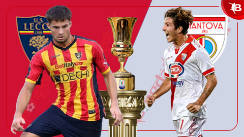 23h30 ngày 12/8: Lecce vs Mantova