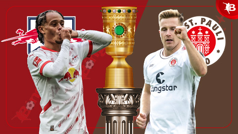 00h30 ngày 30/10: Leipzig vs St.Pauli