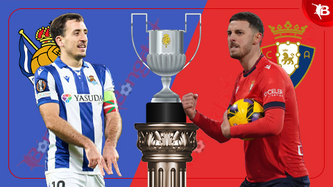 01h30 ngày 7/2: Sociedad vs Osasuna 01h30 ngày 7/2: Sociedad vs Osasuna