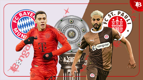 21h30 ngày 29/3: Bayern vs St. Pauli 21h30 ngày 29/3: Bayern vs St. Pauli