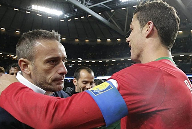 Ronaldo từng làm việc với HLV Bento ở ĐT Bồ Đào Nha
