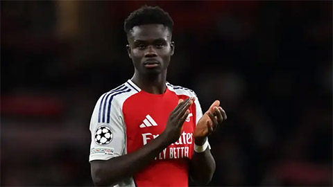 Saka trở lại tập luyện, sẵn sàng đối đầu Real Madrid Saka trở lại tập luyện, sẵn sàng đối đầu Real Madrid