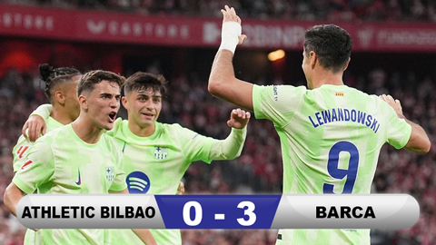 Kết quả Bilbao 0-3 Barca: Tưng bừng trận cuối Kết quả Bilbao 0-3 Barca: Tưng bừng trận cuối