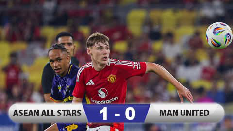 Kết quả ASEAN All Stars 1-0 MU: Hai Long quá hay, MU thua tủi hổ Kết quả ASEAN All Stars 1-0 MU: Hai Long quá hay, MU thua tủi hổ