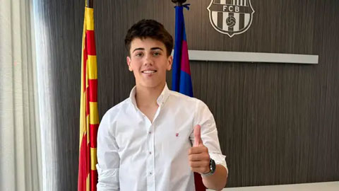 Barca ký hợp đồng chuyên nghiệp với tài năng trẻ Roberto Tomas Barca ký hợp đồng chuyên nghiệp với tài năng trẻ Roberto Tomas
