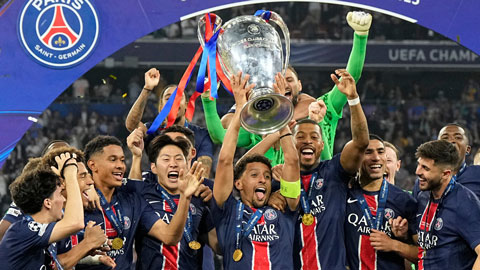 PSG thống trị các giải thưởng cá nhân và đội hình tiêu biểu Champions League 2024/25 PSG thống trị các giải thưởng cá nhân và đội hình tiêu biểu Champions League 2024/25