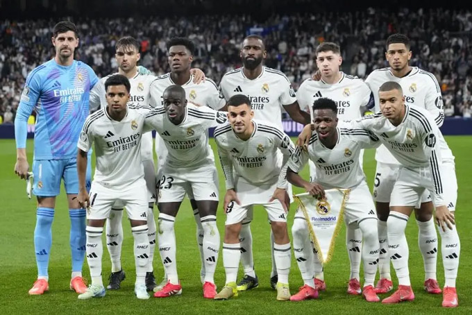 Real Madrid đứng số 1 trên BXH của UEFA