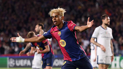Lamine Yamal đoạt giải bàn thắng đẹp nhất Champions League 2024/25 Lamine Yamal đoạt giải bàn thắng đẹp nhất Champions League 2024/25