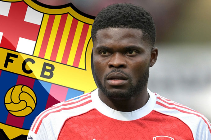 Partey đang được Barca theo đuổi