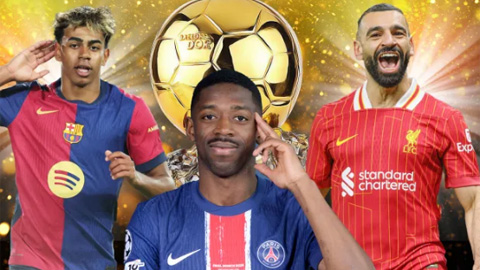 Lamine Yamal chỉ xếp sau Dembele trong cuộc đua Quả Bóng Vàng Lamine Yamal chỉ xếp sau Dembele trong cuộc đua Quả Bóng Vàng