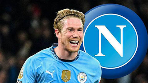 Napoli đã tiếp cận De Bruyne từ cách đây 3 tháng Napoli đã tiếp cận De Bruyne từ cách đây 3 tháng