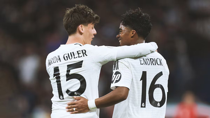 Guler và Endrick là tương lai của Real Madrid