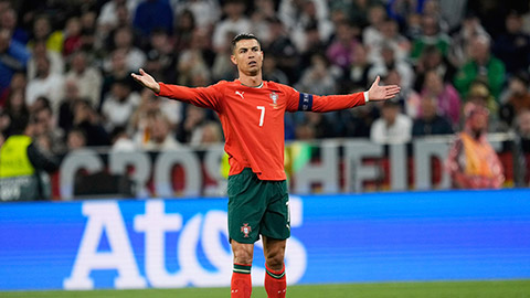 Cristiano Ronaldo lắc đầu trước đội bóng được tham dự FIFA Club World Cup Cristiano Ronaldo lắc đầu trước đội bóng được tham dự FIFA Club World Cup