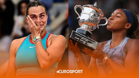 Chung kết Roland Garros: Coco Gauff ngược dòng 3 set, đánh bại số 1 thế giới Aryna Sabalenka Chung kết Roland Garros: Coco Gauff ngược dòng 3 set, đánh bại số 1 thế giới Aryna Sabalenka
