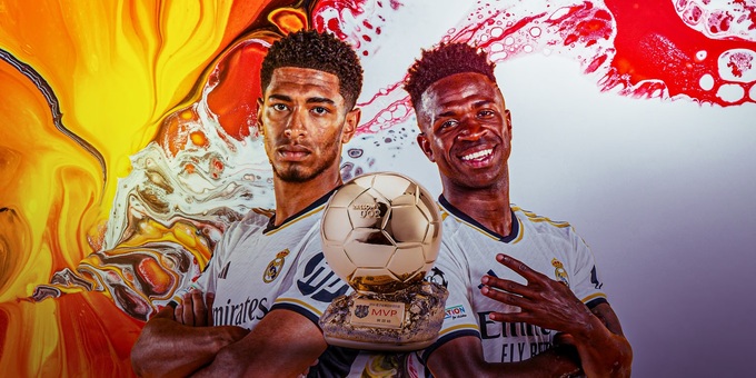 2 sao trẻ của Real Madrid đã lọt vào danh sách rút gọn trong cuộc bầu chọn Quả bóng vàng