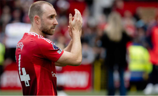 Eriksen đã khép lại quãng thời gian gắn bó với MU