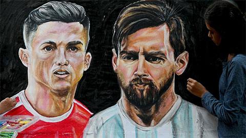Cristiano Ronaldo còn thua xa Lionel Messi Cristiano Ronaldo còn thua xa Lionel Messi