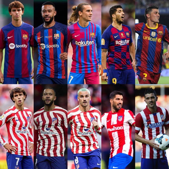 Barca đã có rất nhiều thương vụ chuyển nhượng hớ từ Atletico