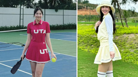 MC Mai Ngọc đẹp bất chấp: Dáng điểm 10 trên sân golf lẫn sân pickleball MC Mai Ngọc đẹp bất chấp: Dáng điểm 10 trên sân golf lẫn sân pickleball
