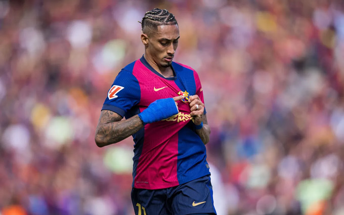 Raphinha là trụ cột của Barca mùa trước