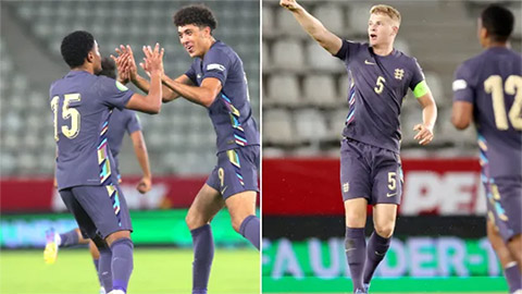 Sao trẻ MU tỏa sáng khi U19 Anh ghi 4 bàn trong 11 phút Sao trẻ MU tỏa sáng khi U19 Anh ghi 4 bàn trong 11 phút