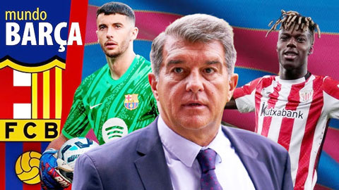 Barca đẩy đi 7 cầu thủ để đón Joan Garcia cùng Nico Williams Barca đẩy đi 7 cầu thủ để đón Joan Garcia cùng Nico Williams