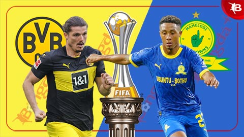 Nhận định bóng đá Dortmund vs Mamelodi Sundowns, 23h00 ngày 21/6: Chiến thắng đầu tay Nhận định bóng đá Dortmund vs Mamelodi Sundowns, 23h00 ngày 21/6: Chiến thắng đầu tay