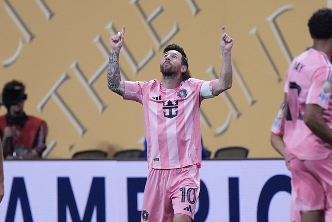 Niềm vui của M10 sau khi giúp Inter Miami ngược dòng thắng Porto 2-1