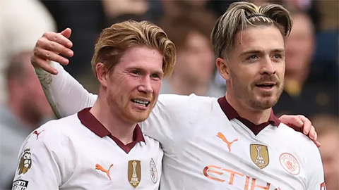 De Bruyne muốn Napoli chiêu mộ Grealish De Bruyne muốn Napoli chiêu mộ Grealish
