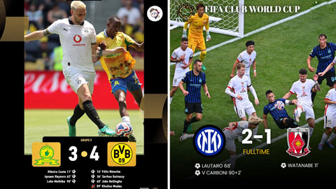 FIFA Club World Cup 2025: Inter Milan và Dortmund cùng thắng nhọc FIFA Club World Cup 2025: Inter Milan và Dortmund cùng thắng nhọc