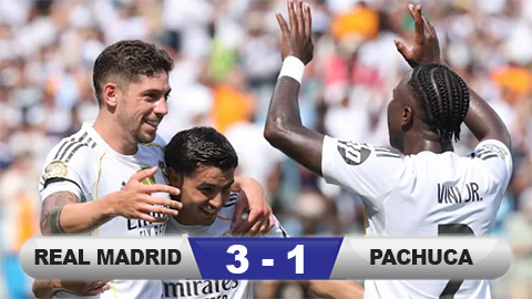 Kết quả Real Madrid 3-1 Pachuca: Xabi Alonso có chiến thắng đầu tiên Kết quả Real Madrid 3-1 Pachuca: Xabi Alonso có chiến thắng đầu tiên