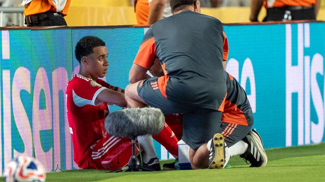 Musiala bị đau nhưng đã trở lại tập luyện