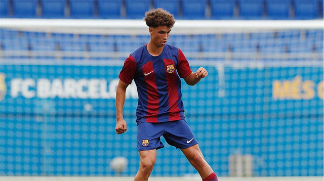 Noah Darvich không thể hiện được gì nhiều trong màu áo Barca B