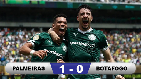 Kết quả Palmeiras 1-0 Botafogo: Kịch tính nghẹt thở Kết quả Palmeiras 1-0 Botafogo: Kịch tính nghẹt thở