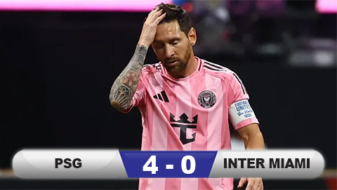 Kết quả PSG 4-0 Inter Miami: Nhà ĐKVĐ châu Âu vào tứ kết Kết quả PSG 4-0 Inter Miami: Nhà ĐKVĐ châu Âu vào tứ kết