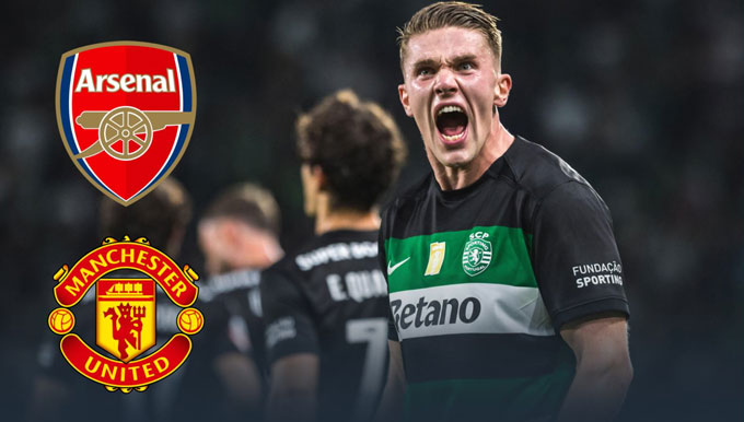 Gyokeres đang được Arsenal và MU theo đuổi
