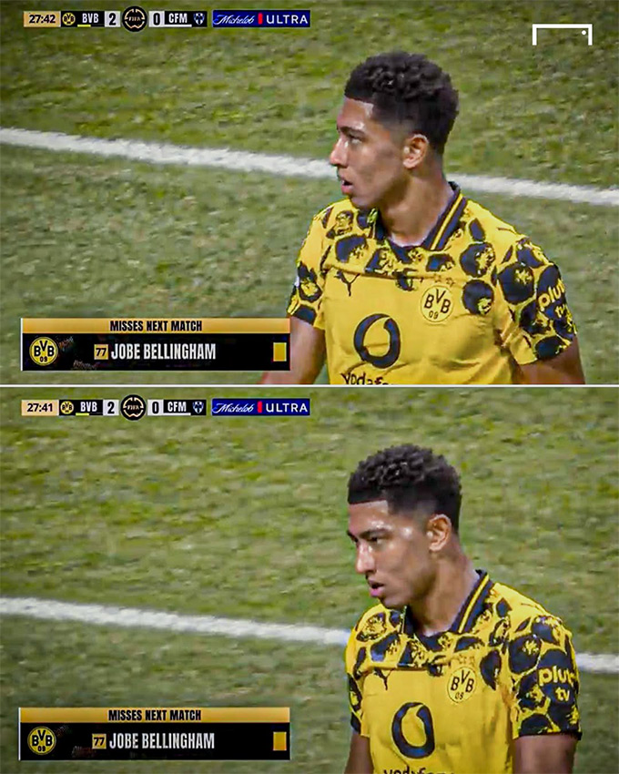 Jobe Bellingham bị treo giò nếu Dortmund vào tứ kết