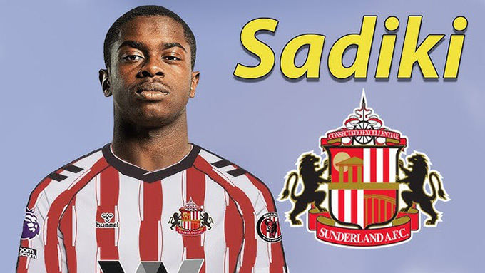 Sunderland đón tân binh Noah Sadiki