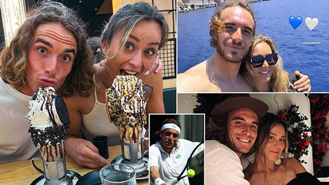 Cặp 'tiên đồng ngọc nữ' Tsitsipas - Badosa chia tay sau khi cả 2 cùng thất bại ở Wimbledon