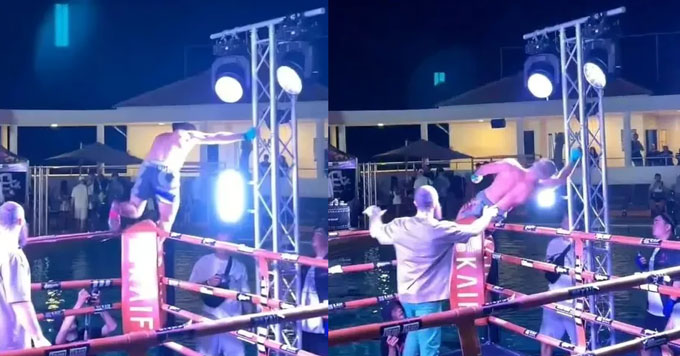 Ivan Parshikov ăn mừng quá đà