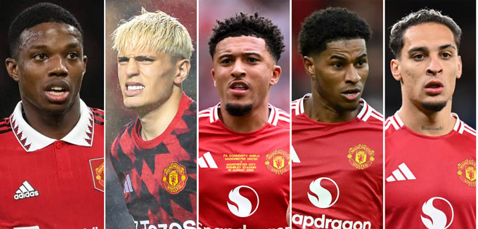  5 ngôi sao công khai tuyên bố rời MU gồm Malacia, Garnacho, Sancho, Rashford và Antony
