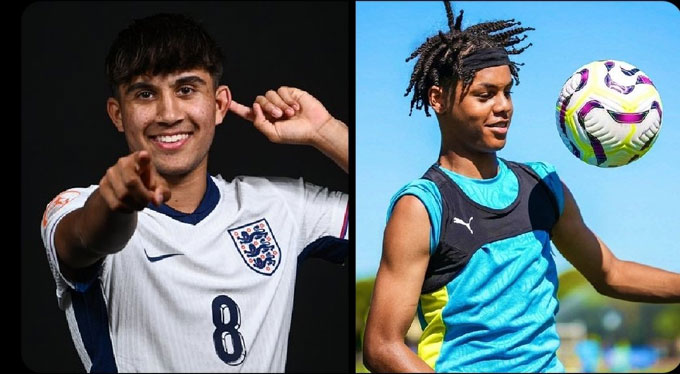 Seth Ridgeon (trái) và Tyrese Noubissie đang được MU đặc biệt quan tâm