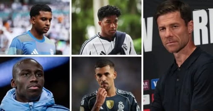 Bộ tứ Rodrygo, Endrick, Ceballos và Mendy nhiều khả năng phải rời Bernabeu.