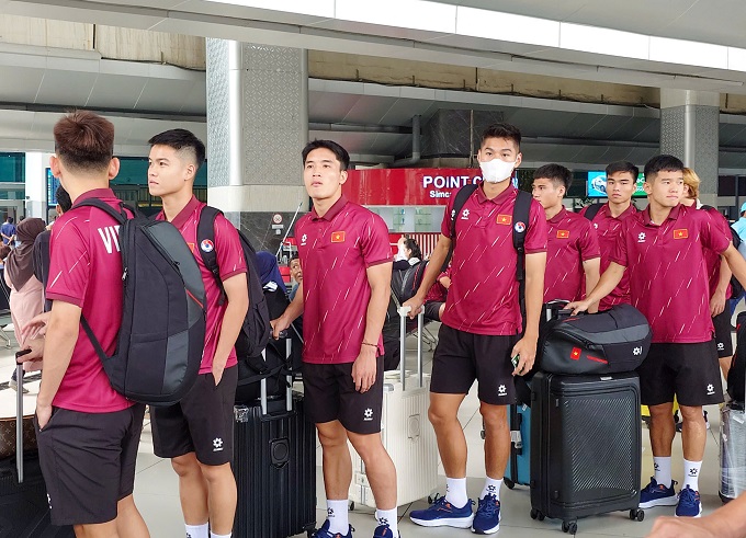 U23 Việt Nam đã đến Indonesia để tham dự giải U23 Đông Nam Á 2025. Ảnh: Nhật Đoàn 