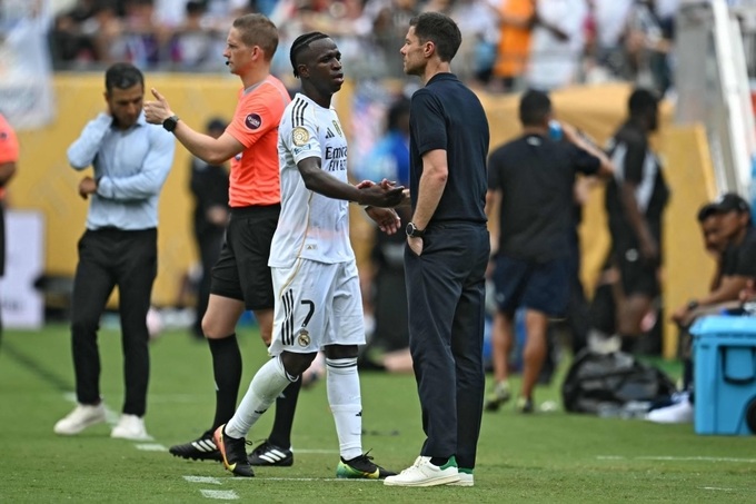 Vinicius chưa trở thành đầu tàu của Real Madrid như kỳ vọng của HLV Alonso.