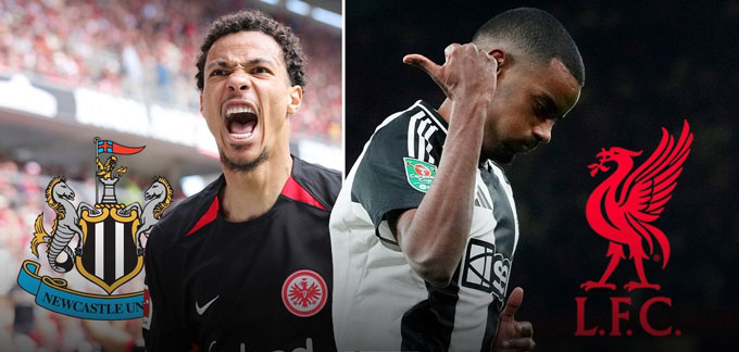 Ekitike và Isak đang là mục tiêu tranh giành của Liverpool và Newcastle