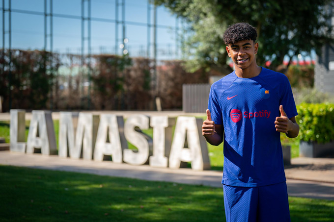 Yamal mang trong mình ADN của Barca