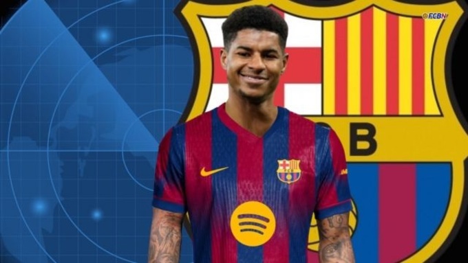 Rashford gia nhập Barca theo hợp đồng cho mượn từ MU.