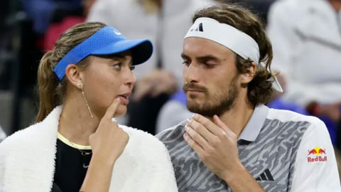 Cặp 'tiên đồng ngọc nữ' Tsitsipas - Badosa đường ai nấy đi, báo tin buồn cho US Open